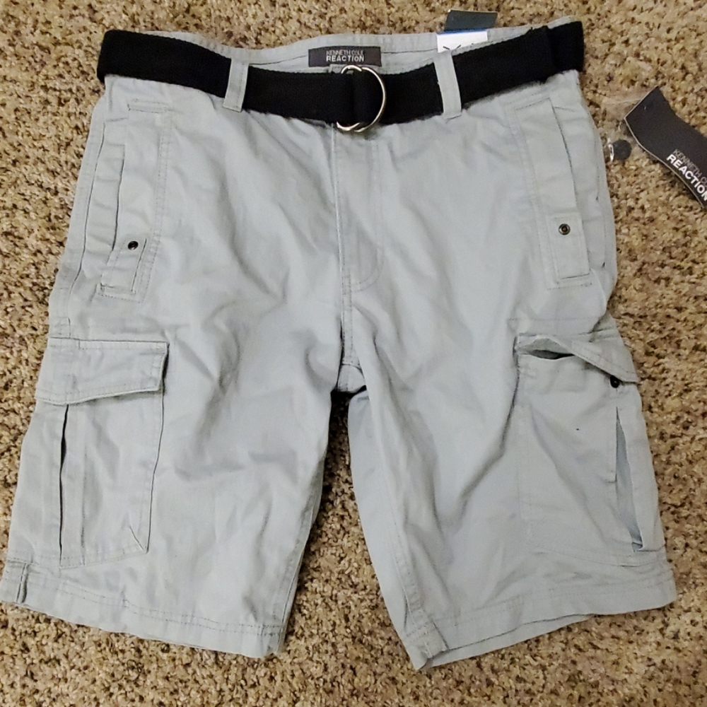 Kenneth Cole Reaction Shorts, Belted Cargo